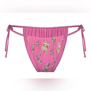 PINK Victoria's Secret Pink Butterfly Bikini Bottom- Size XL NWT